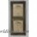 RusticDecor Barn Wood Vertical 2 Opening Collage Picture Frame RDCR1019