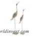 Highland Dunes McKibbens Coastal Inspired Empress Bird 2 Piece Statue Set HLDS7744