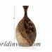 Cole Grey Shell Fluted Neck Urn Vase COGR1061