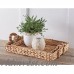 Mud Pie™ Woven Water Hyacinth 2 Piece Accent Tray Set MDPI2360