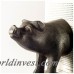 August Grove Pig Cast Iron Bookends AGGR4916
