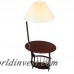 Darby Home Co Portersville Floor Lamp End Table Magazine Rack Combination DRBC9463