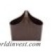 Cole Grey Wood Real Leather Magazine Holder WLI13028