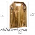 Gracie Oaks Lurie Hanging Wood Metal Magazine Rack GRCS2461