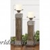 Birch Lane™ Lyell Fir and Metal Candlestick Holders BL18038