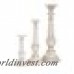 Woodland Imports 3 Piece Candlestick Set WLI23584