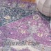 Bungalow Rose Fonteyne Purple/Blue Area Rug BNRS6245
