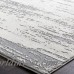 Williston Forge Brooks Distressed Modern Abstract Gray/Cream Area Rug WLFR1152