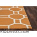 Ebern Designs Evangeline Hand-Tufted Orange Indoor/Outdoor Area Rug EBND6437