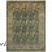 August Grove One-of-a-Kind Hobel Hand Knotted Wool Green Area Rug AGTG1911