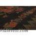 Astoria Grand One-of-a-Kind Garnell Kilim Hand-Woven Black/Orange Area Rug PHBS1066