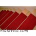 Winston Porter Kawakami Non-Slip Carpet Red Stair Treads WNST3681