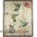 Manual Woodworkers Weavers Hummingbird Floral Tapestry Cotton Throw MANU2177