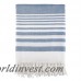 Highland Dunes Maricela Stripes and Tasseled Fringe Blanket HLDS1845