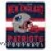 Northwest NFL New England Patriots Printed Fleece Throw ARFZ1052
