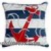 Longshore Tides Sudie Anchor Embroidered Outdoor Throw Pillow LNTS5195