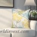 Three Posts Chenango Hydrangeas Floral Print Outdoor Throw Pillow THRE4295