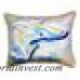 Betsy Drake Interiors Whale Outdoor Lumbar Pillow HUC2397